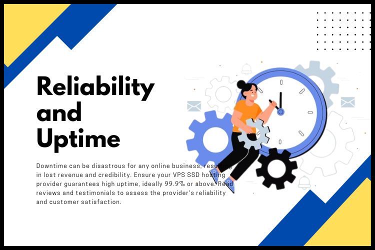 VPS SSD hosting Reliability and Uptime